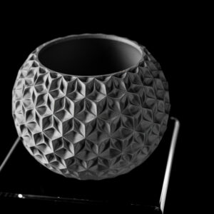 Vaso per piante TRIHEX, design moderno, stampato in 3D