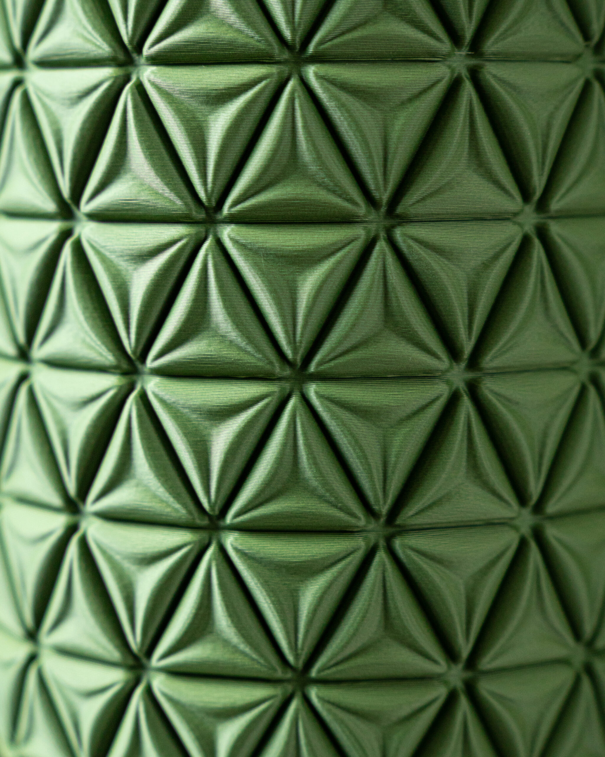 Vaso per fiori TRIVO, design moderno, stampato in 3D