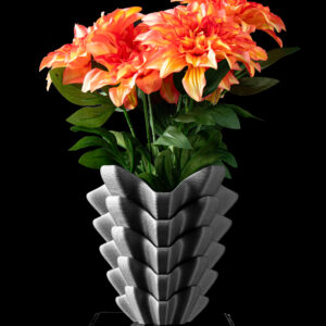 Vaso per fiori TRILO, design moderno, stampato in 3D