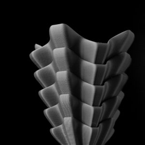 Vaso per fiori TRILO, design moderno, stampato in 3D