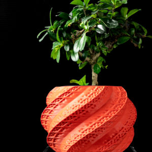 Vaso per piante SHELL, design moderno, stampato in 3D