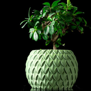 Vaso per piante SCALE, design moderno, stampato in 3D