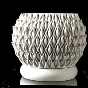 vaso per piante PETAL, design moderno, stampato in 3D