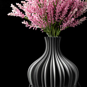 Vaso per fiori DOVE, design moderno, stampato in 3D