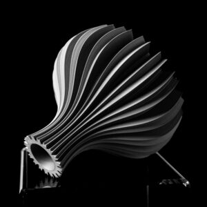 Vaso per fiori DOVE, design moderno, stampato in 3D