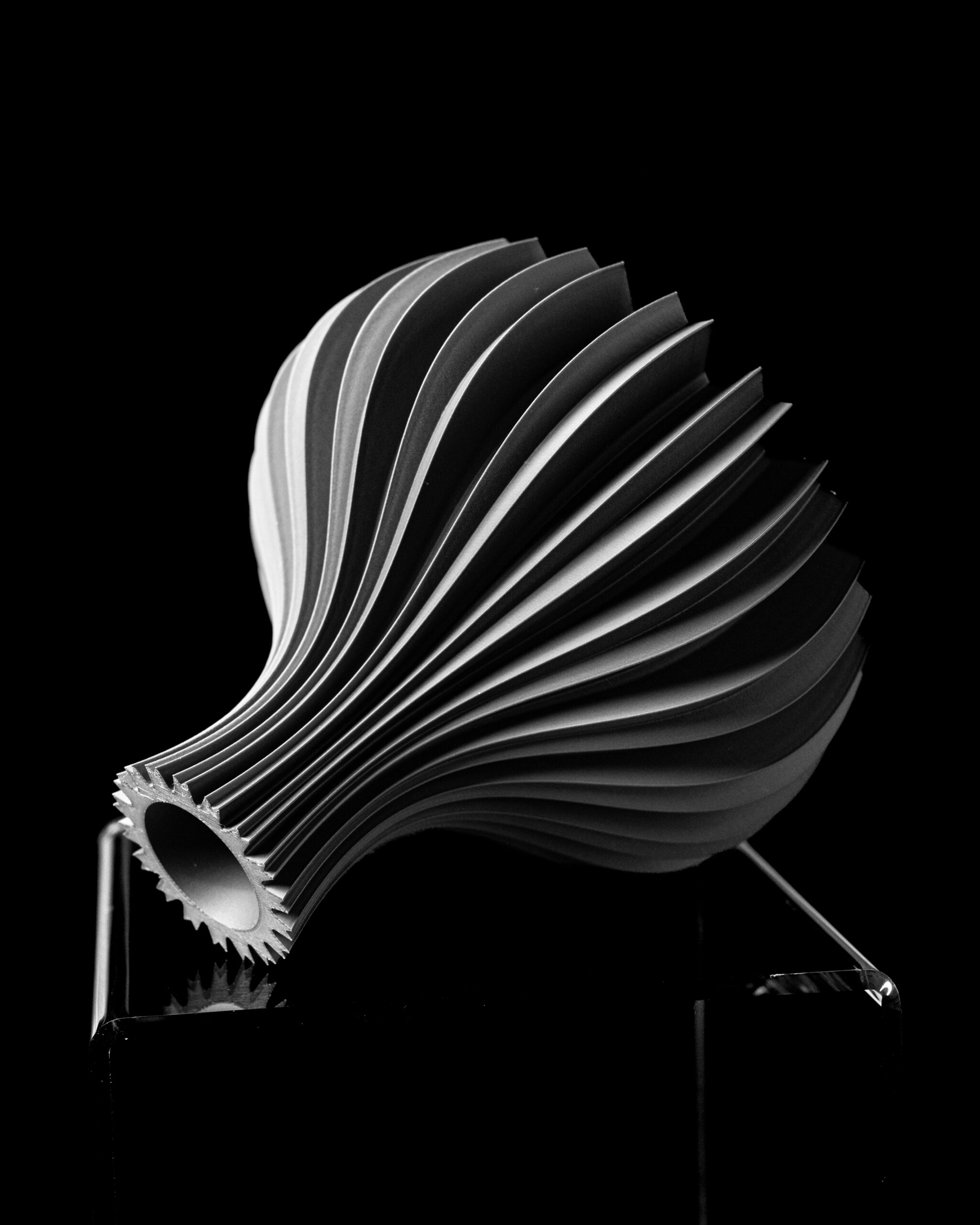 Vaso per fiori DOVE, design moderno, stampato in 3D