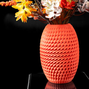 Vaso per fiori BURROW, design moderno, stampato in 3D