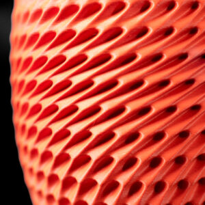 Vaso per fiori BURROW, design moderno, stampato in 3D