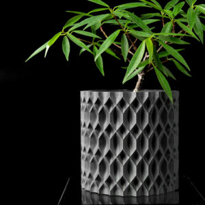 Vaso per piante RHON, design moderno, stampato in 3D