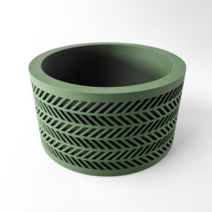 Vaso per piante QUEN, design moderno, stampato in 3D
