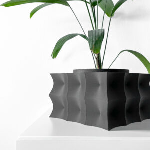 Vaso per piante AVERTH, design moderno, stampato in 3D