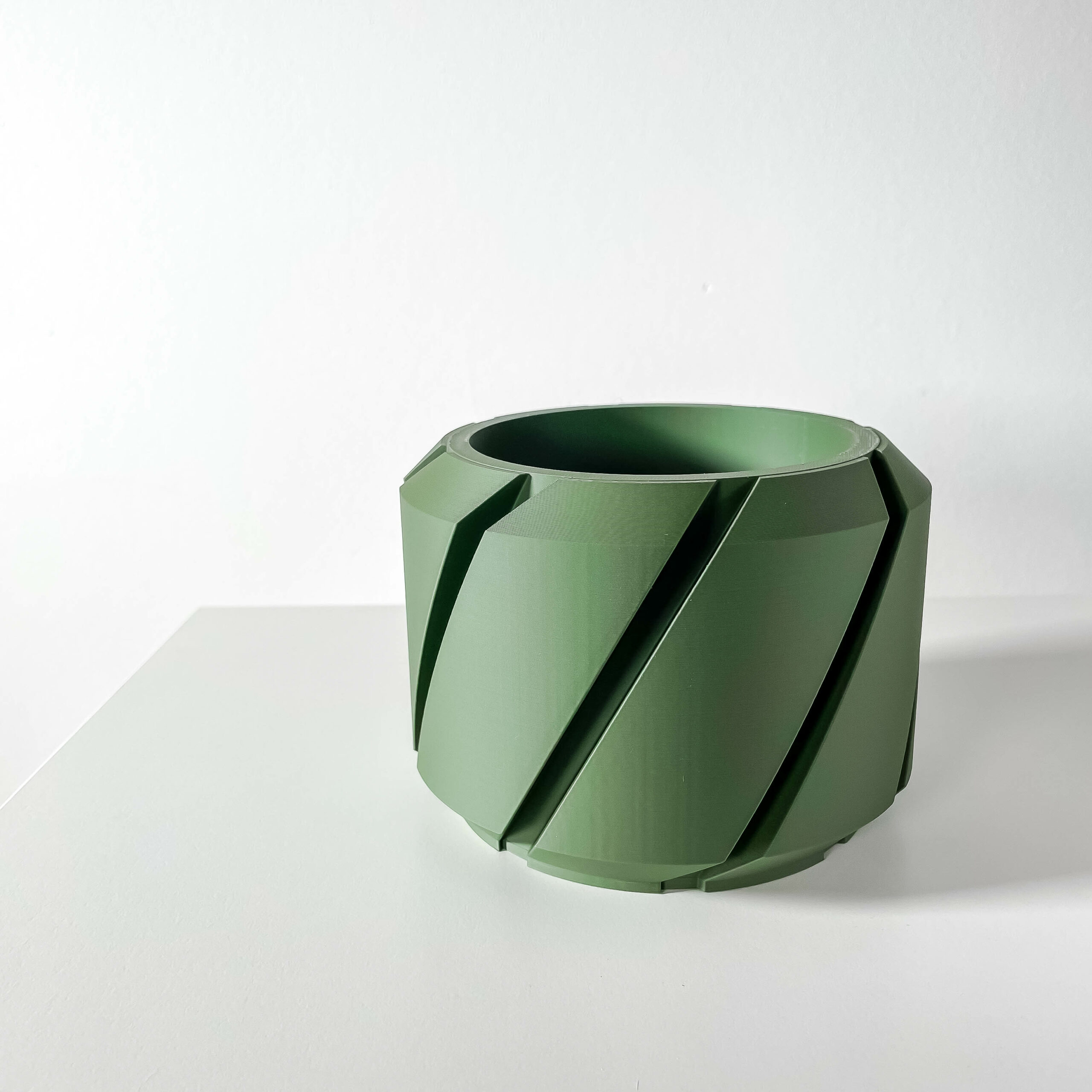 Vaso per piante CENS, design moderno, stampato in 3D