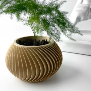 Vaso per piante CALETH, design moderno, stampato in 3D