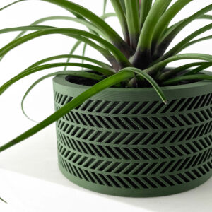 Vaso per piante QUEN, design moderno, stampato in 3D