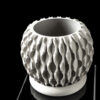 Vaso per piante CHAIN, design moderno, stampato in 3D