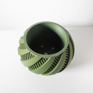 Vaso per piante KRATO, design moderno, stampato in 3D