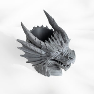 Vaso per piante DRAGON, design moderno, stampato in 3D
