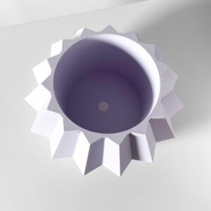 Vaso per piante JUN, design moderno, stampato in 3D