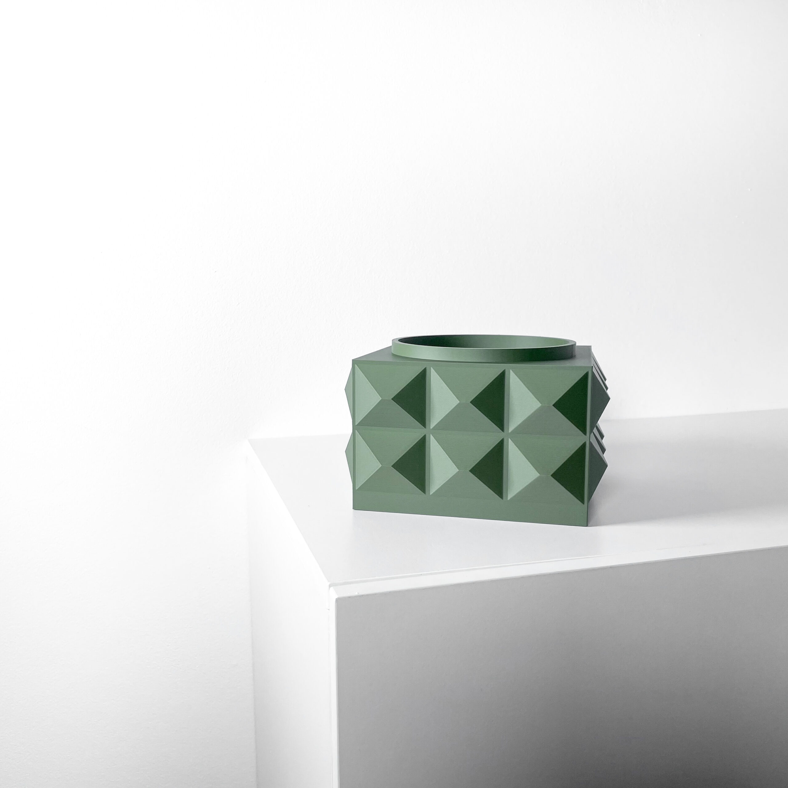 Vaso per piante ELDAN, design moderno, stampato in 3D