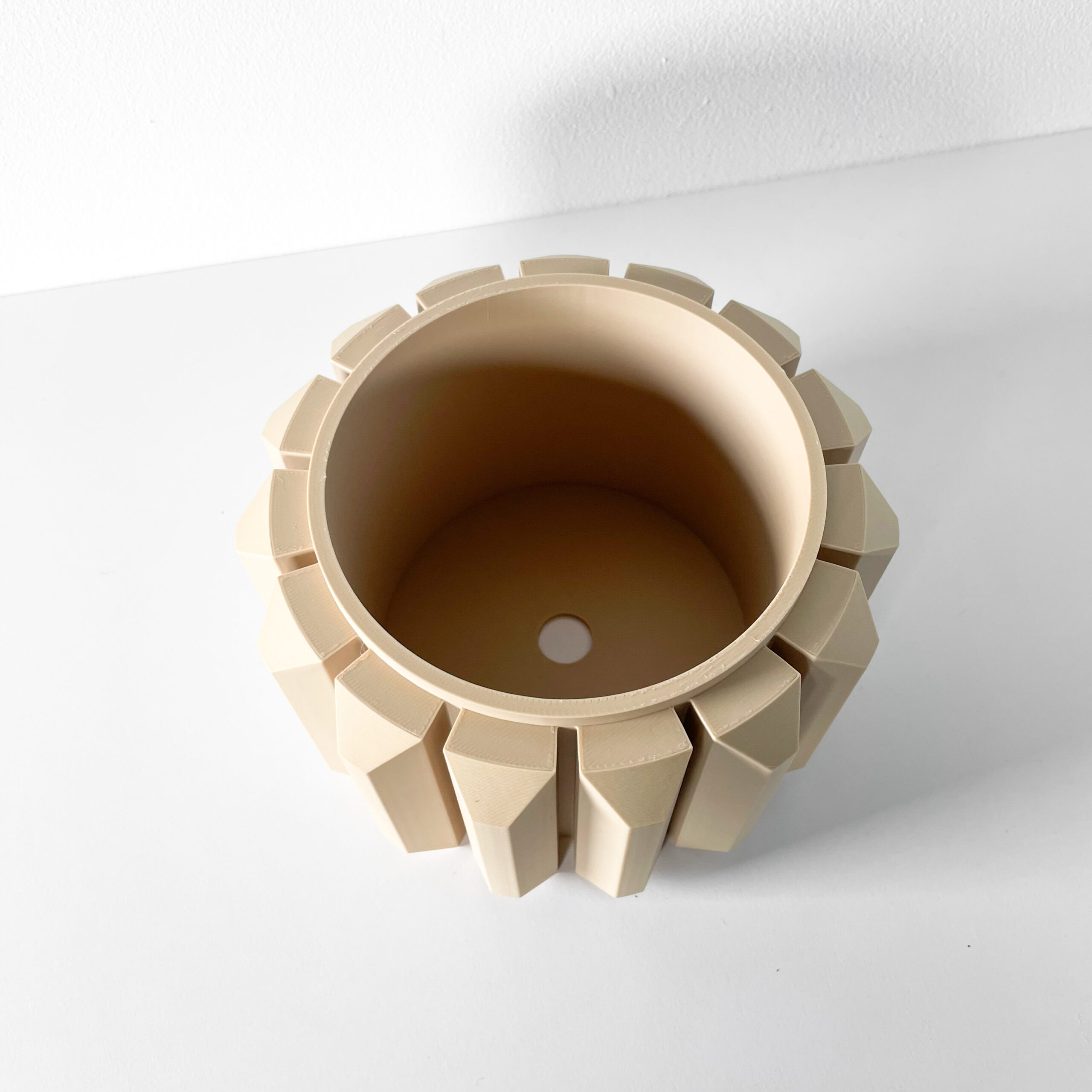 Vaso per piante FERIX, design moderno, stampato in 3D