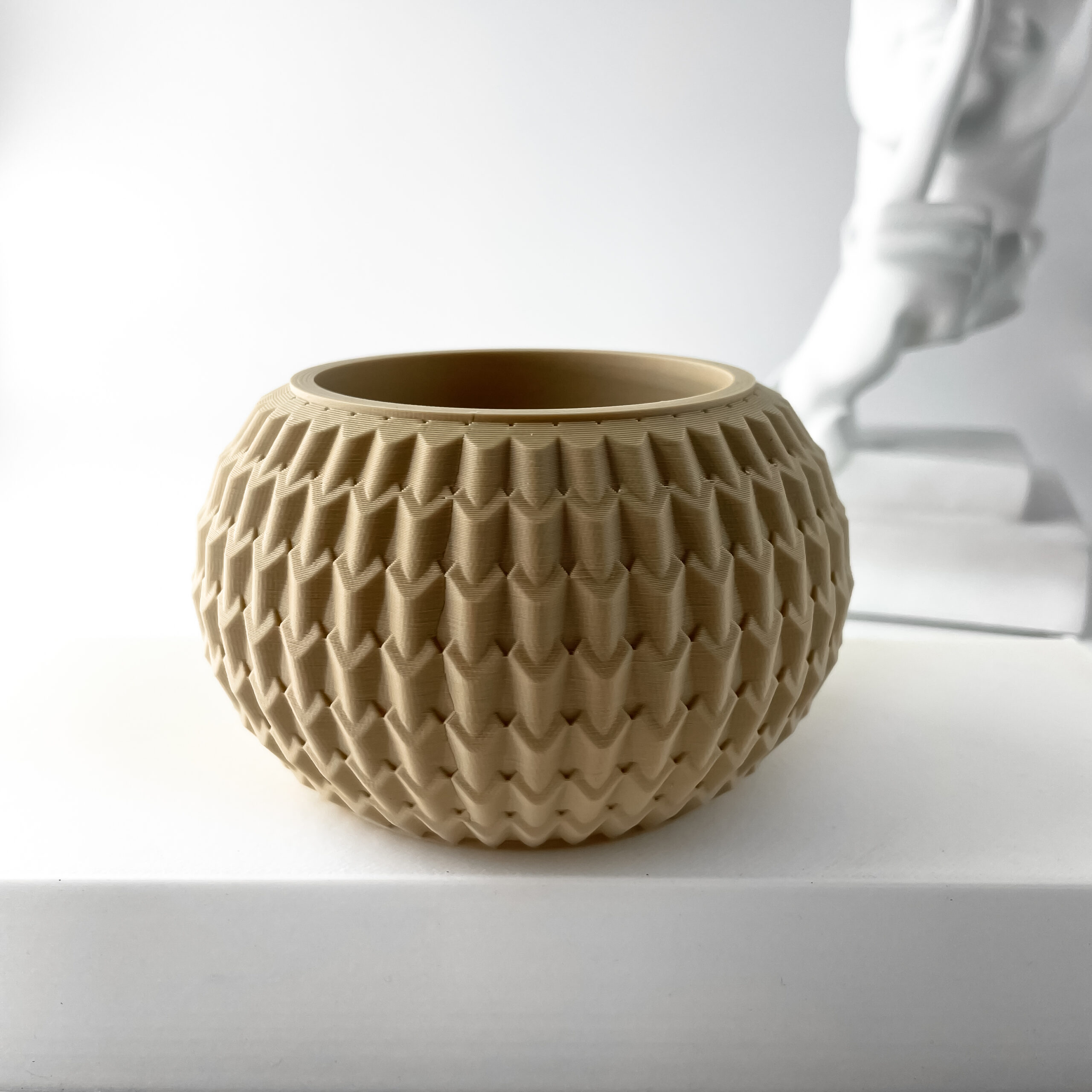 Vaso per piante IVER, design moderno, stampato in 3D