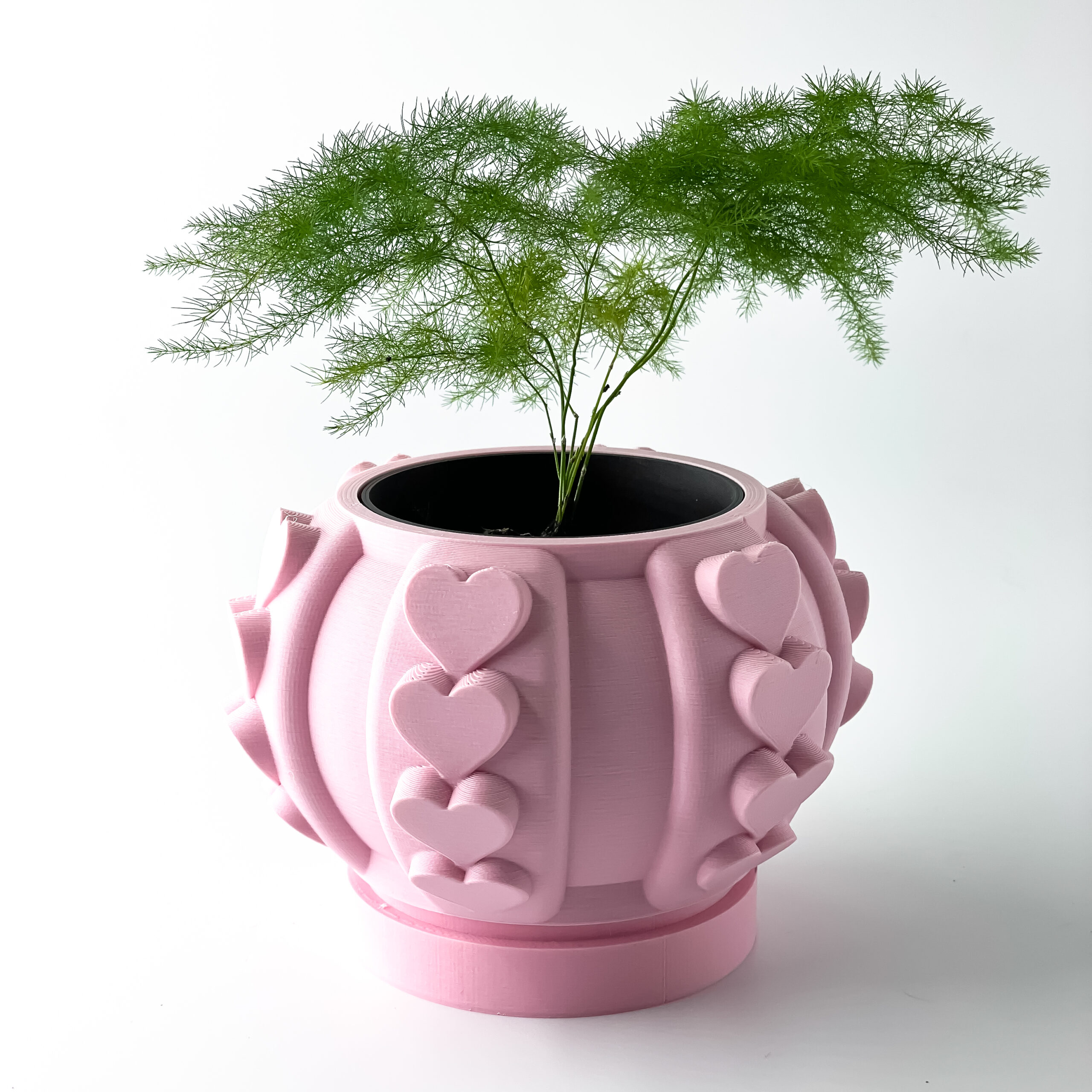 Vaso per piante, design moderno, stampato in 3D