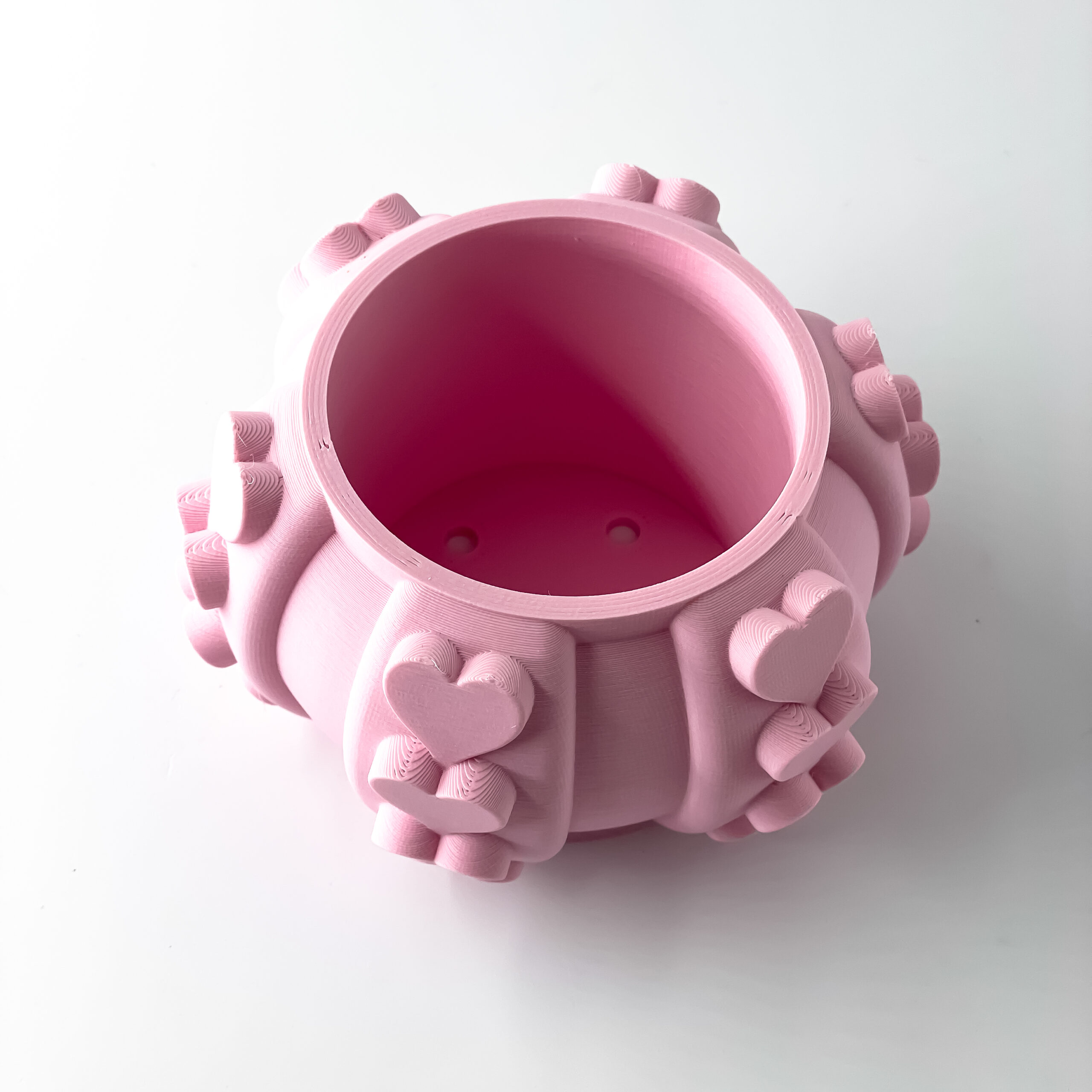 Vaso per piante, design moderno, stampato in 3D