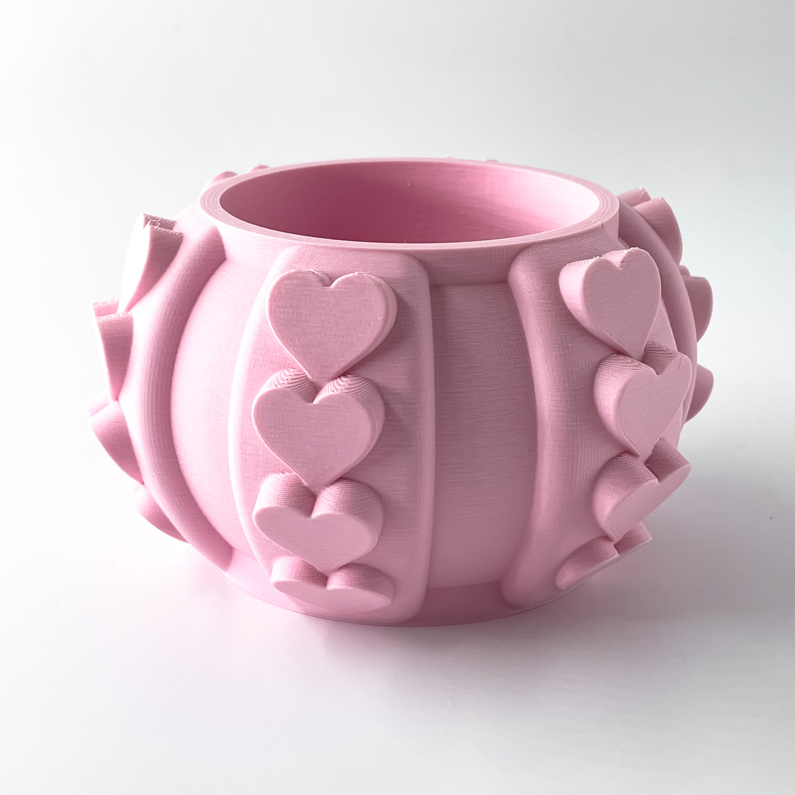 Vaso per piante, design moderno, stampato in 3D