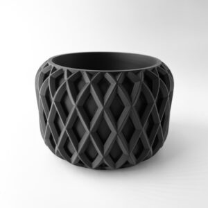 Vaso per piante KINAO, design moderno, stampato in 3D