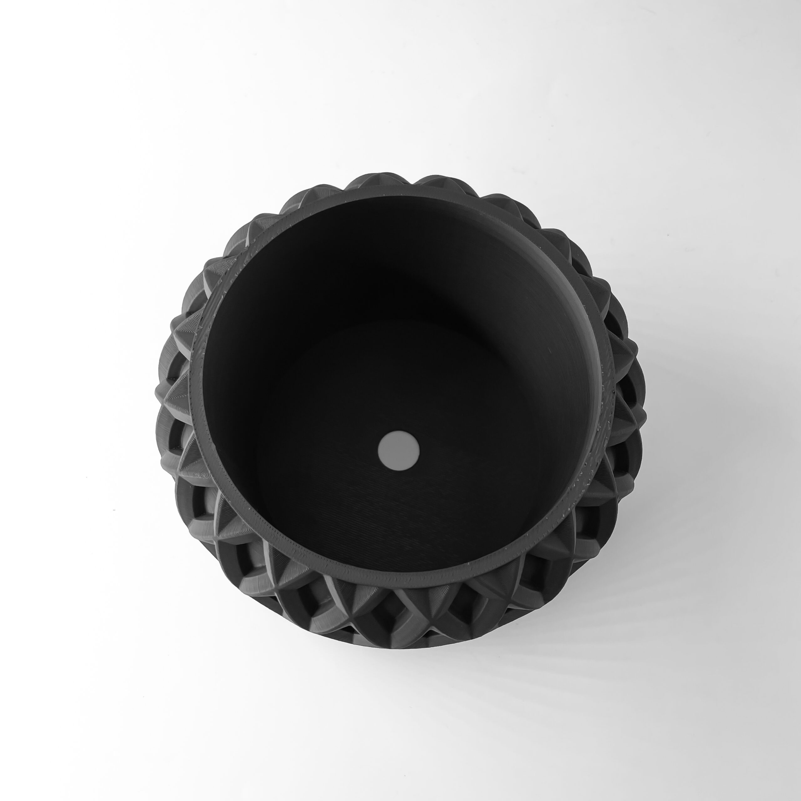 Vaso per piante KINAO, design moderno, stampato in 3D