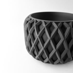 Vaso per piante KINAO, design moderno, stampato in 3D