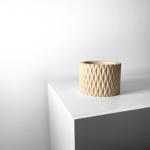 Vaso per piante GRIVAN, design moderno, stampato in 3D