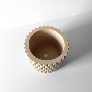 Vaso per piante GRIVAN, design moderno, stampato in 3D