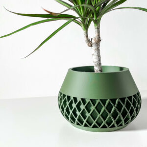 Vaso per piante ELSON, design moderno, stampato in 3D