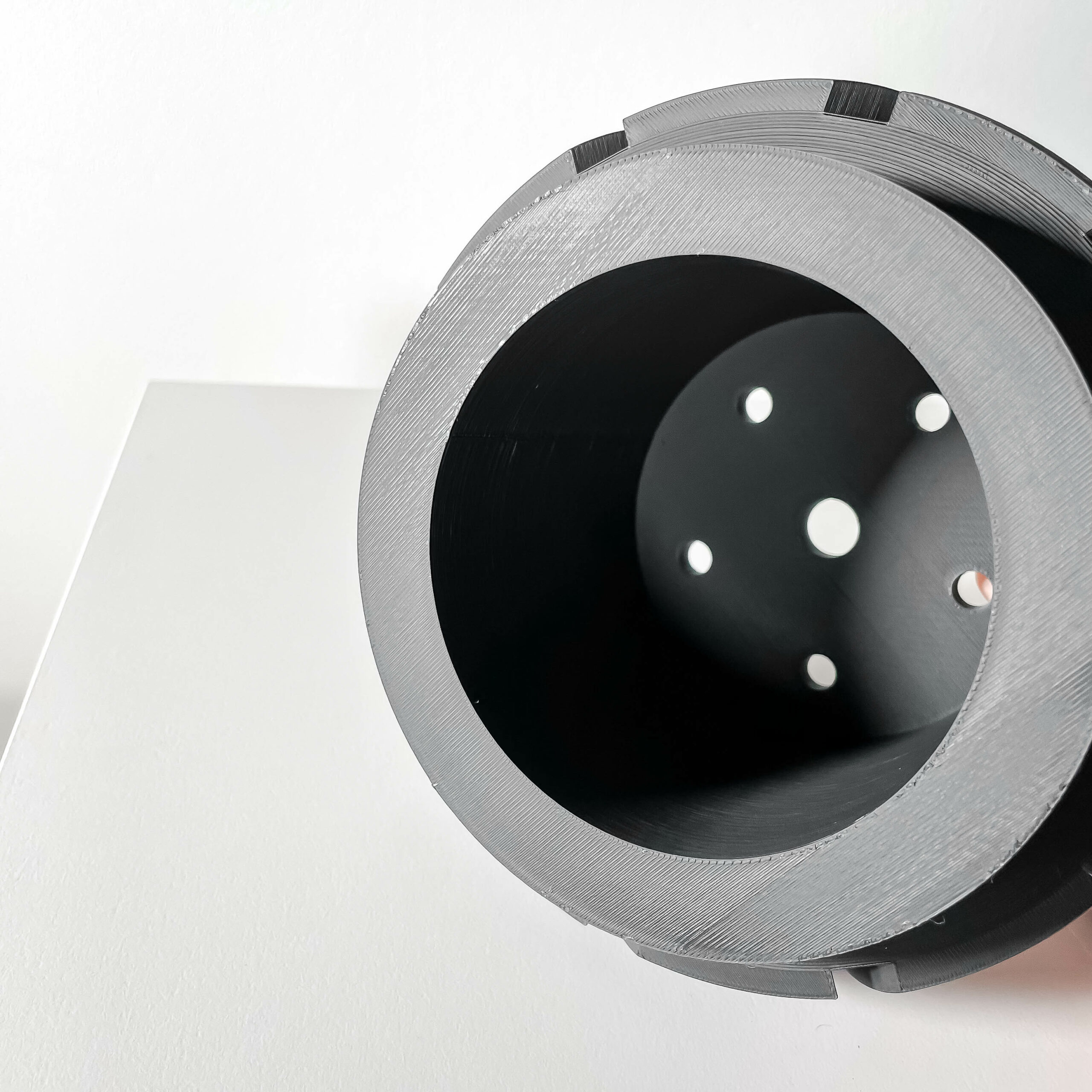 Vaso per piante INERO, design moderno, stampato in 3D