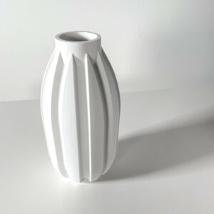 Vaso per fiori AKIN, design moderno, stampato in 3D