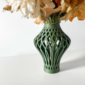 Vaso per fiori ALANO, design moderno, stampato in 3D