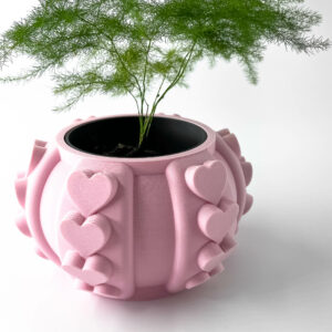 Vaso per piante, design moderno, stampato in 3D